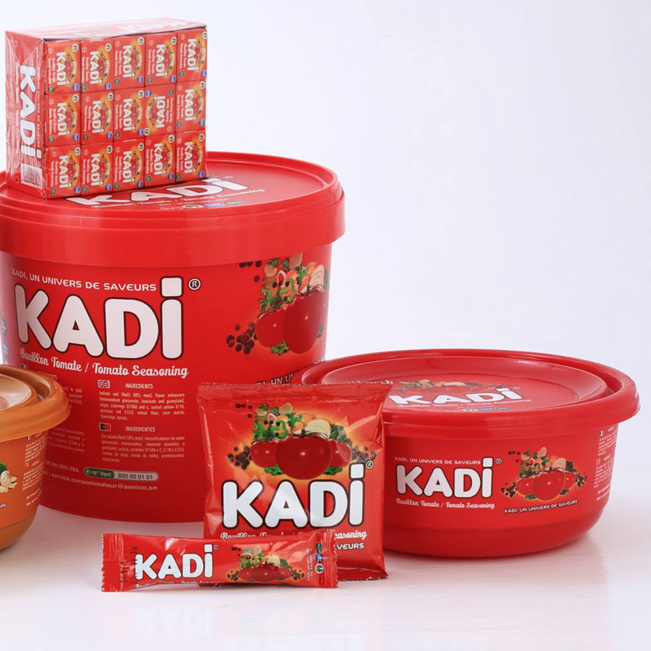 KADI Tomato Bouillon Cubes / 12 x 60 x 10g
