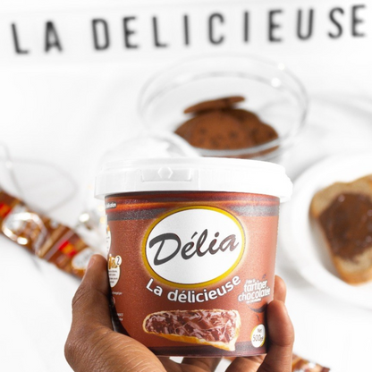 DÉLIA Chocolate Peanut Spread / 12 x 500g