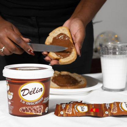 DÉLIA Chocolate Peanut Spread / 12 x 500g